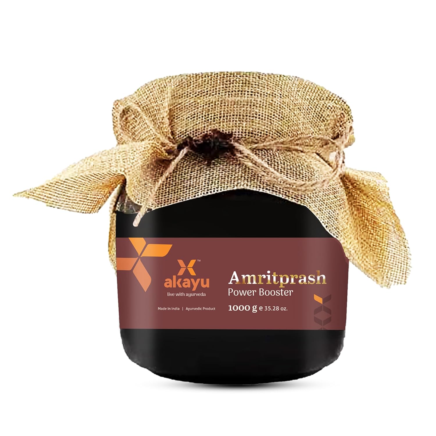 Akayu By Ashpveda Amritprash Ayurvedic Chyawanprash for Immunity Booster - Supports Health Strength & General Wellness - Enriched with Ashwagandha, Amla and Shilajit | For All Age Group (1 kg)